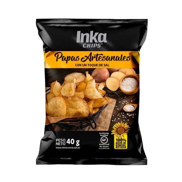 Snack Inka Chips Papas Artesanal Bolsa x 40 gr